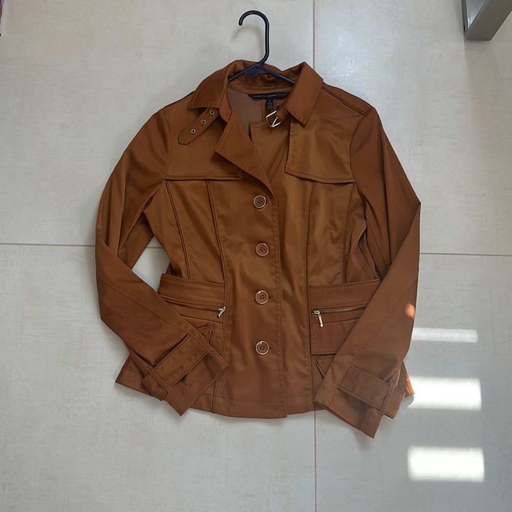 White House, Black Market satin jacket